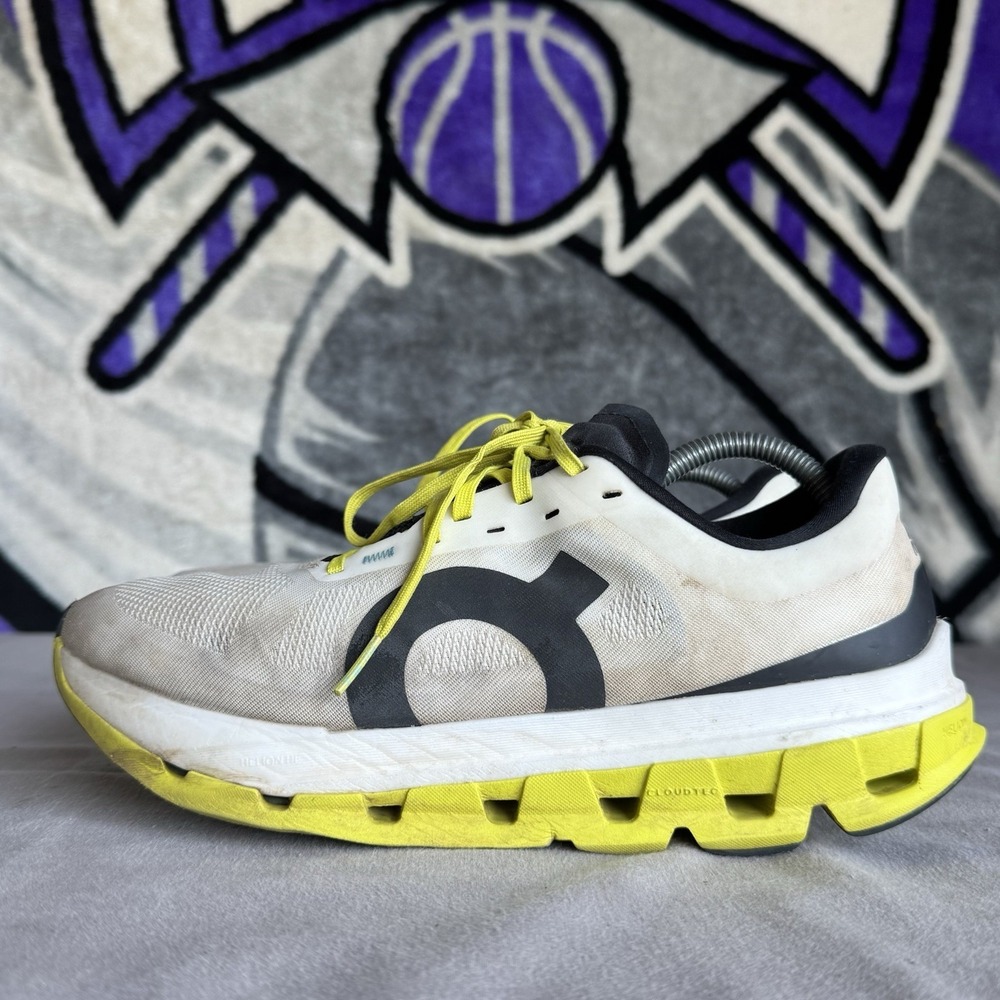 Size 10 - On Cloudflow 5 Shoes Womens White Lime‎ Athletic Sneakers 3WF10092929